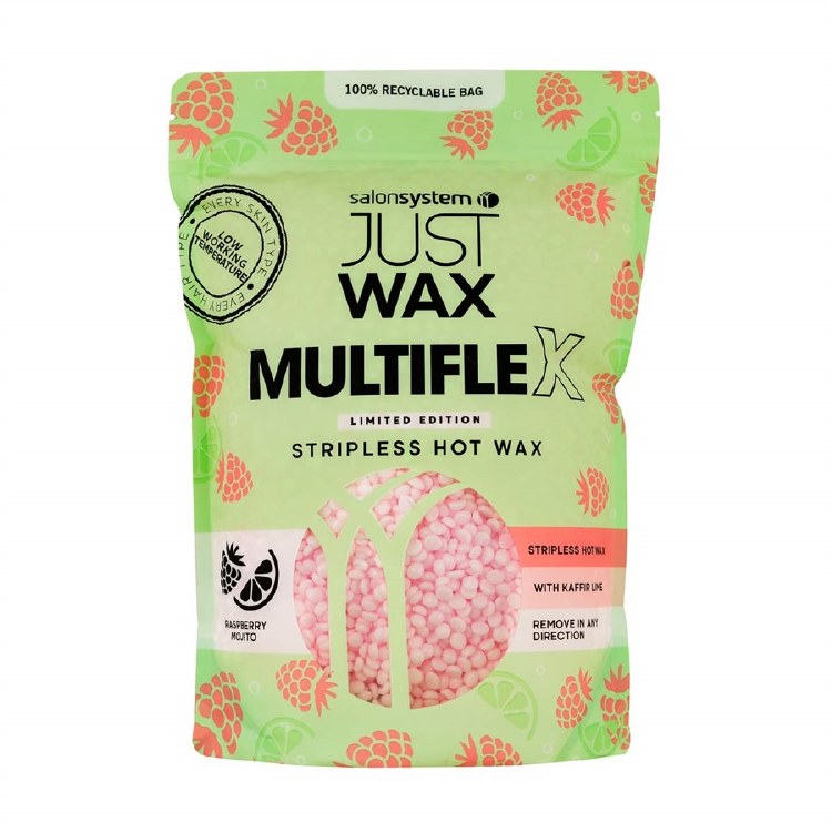 Salon System Just Wax Multiflex Hot Wax Raspberry Mojito Pellets