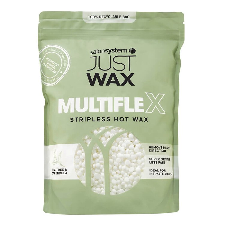Just Wax Multiflex Tea-Tree &amp; Calendula Beads Stripless Wax  700G