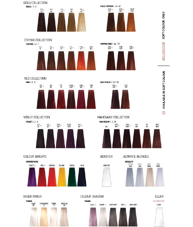 Nak Liquid Gloss Color Chart