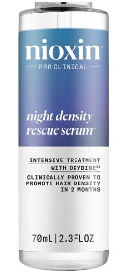 Nioxin Night Density Rescue Serum 70mls