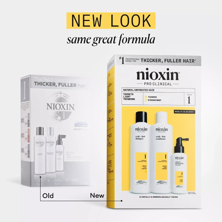 Nioxin System 1 Trial Kit Natural Thinning Hair