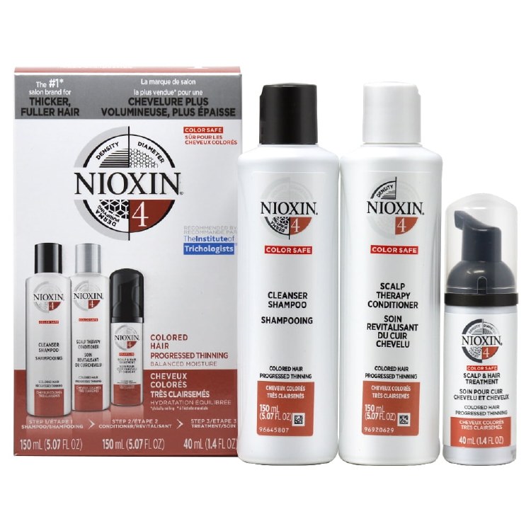 Nioxin System 4 Kit For Progressed Thinning Coloured Hair