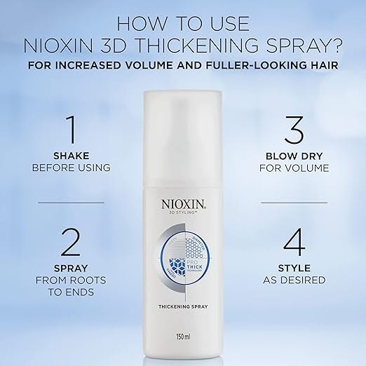 Nioxin 3D Volumising Thickening Spray