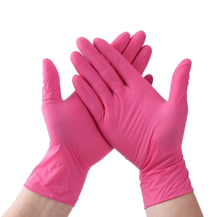 Head Gear Nitrile Pink Medium