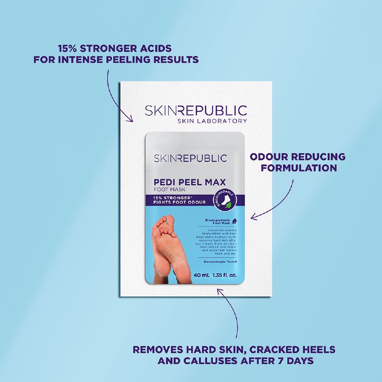 SkinRepublic Pedi Peel Foot Mask