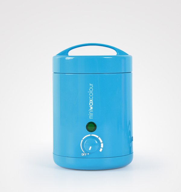 Mini Blue Wax Heater Pot