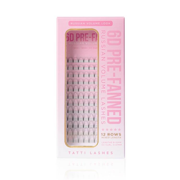 Tatti Lashes Russian 6D Volume Lashes 14mm