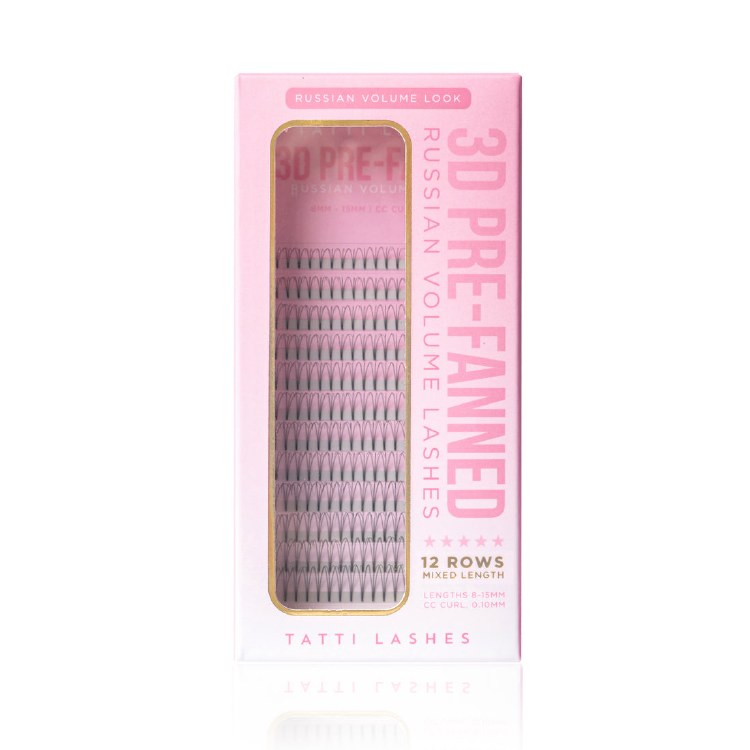 Tatti Lashes Russian Volume Lash Tray D-13MM