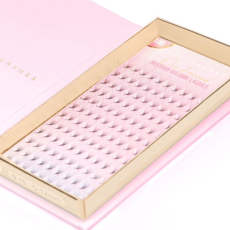 Tatti Lashes Pre Fanned Russian 4D Volume 10mm