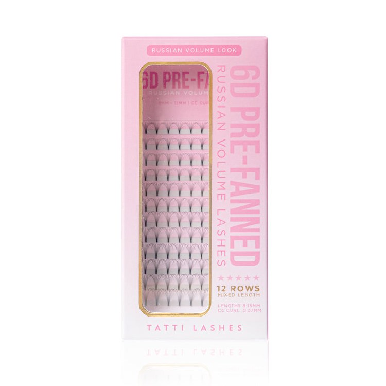 Tatti Lashes Russian 6D Volume lASHES 12mm