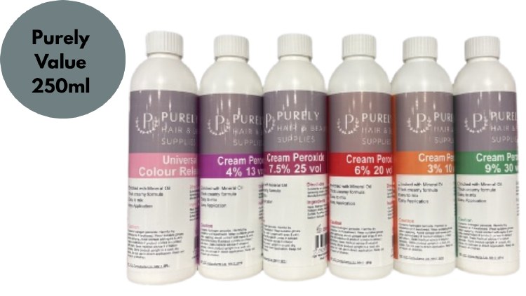 Purely Hair &amp; Beauty Cream Peroxide 9% 250ml