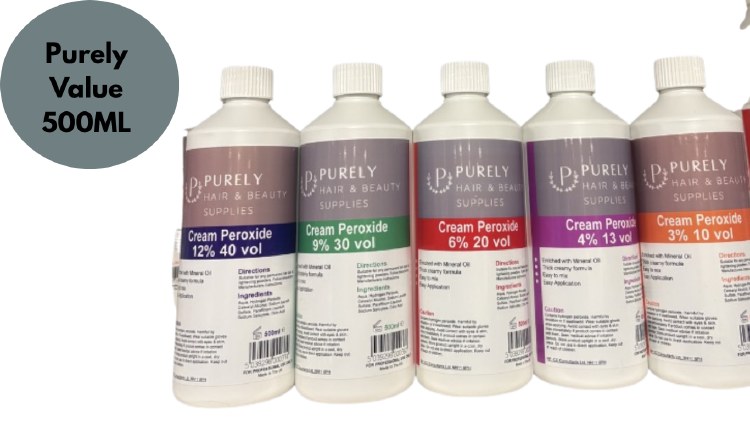 Purely Hair &amp; Beauty Cream Peroxide 3% 500ml