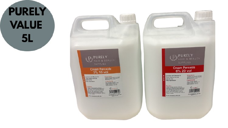 Purely Hair &amp; Beauty Cream Peroxide 6% 5L