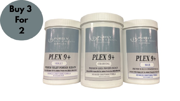 Purely Hair &amp; Beauty Charcoal 9+ Plex Bleach 500g