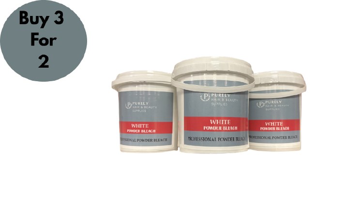 Purely Hair &amp; Beauty White Powder Bleach 500g