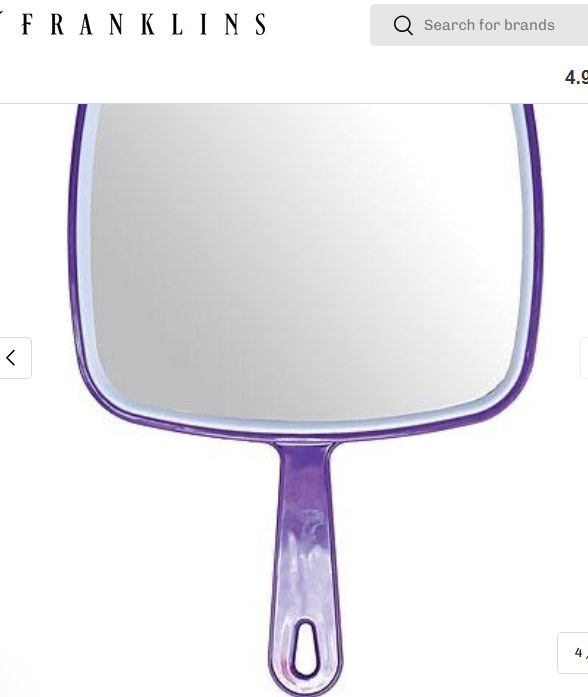 Hair Tools Purple Lolipop Mirror