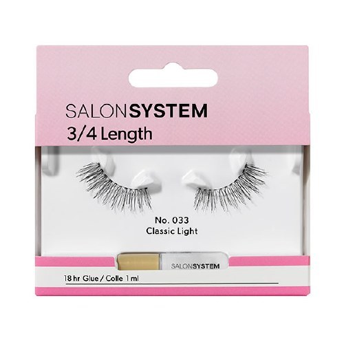 Salon System Strip Lash 3/4 Length 033 Classic Light