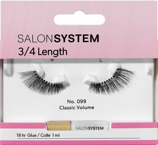 Salon System Strip Lash 3/4 Length 099 Classic Volume