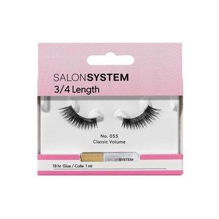 Salon System Strip Lash 3/4 Length 055 Classic Volume