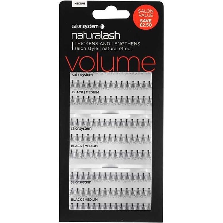Salonsystem Naturalash Volume Salon Value Indivudal Medium Black Pk