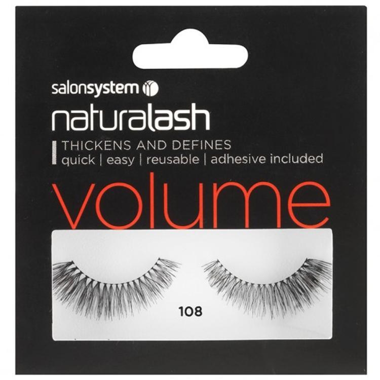 Salonsystem Naturalash Volume Strip Lash 107 Black