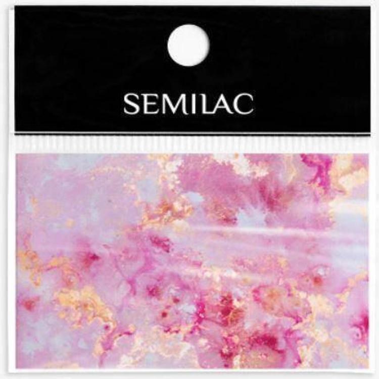 Semilac Nail Transfer Foil Rose Gold Marble 12
