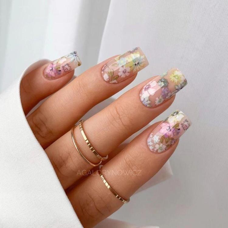 Semilac Nail Transfer 30 Blooming Flowers