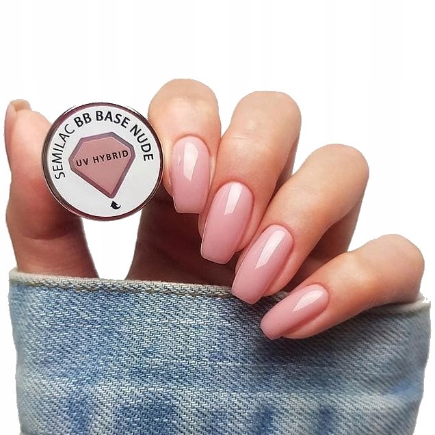 Semilac Base Nude Hybrid