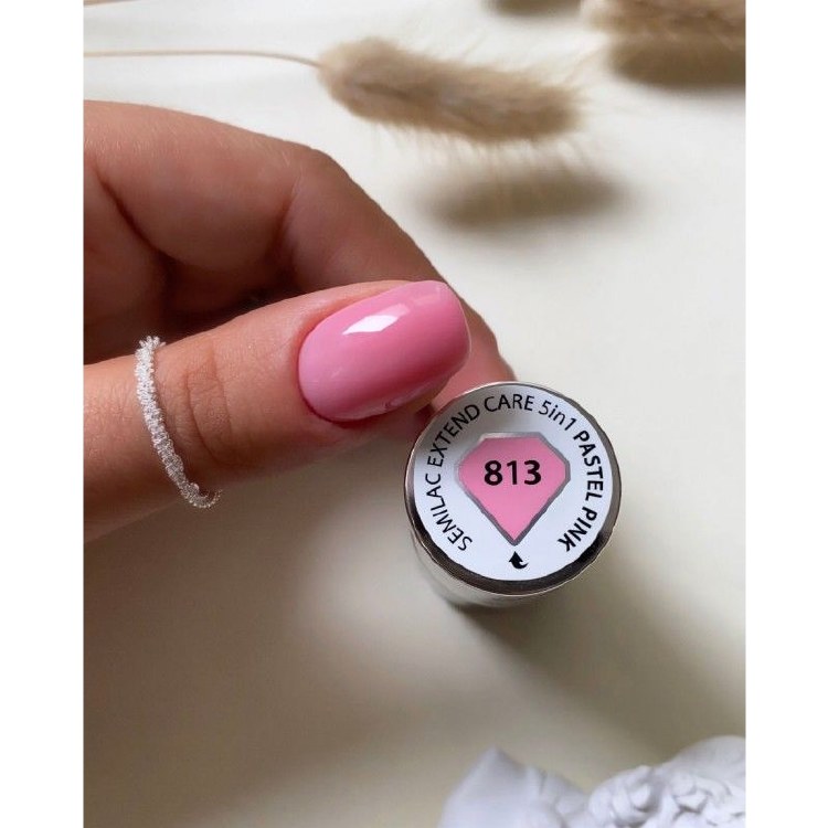 Semilac Extend 5 in 1 Pastel Pink 813