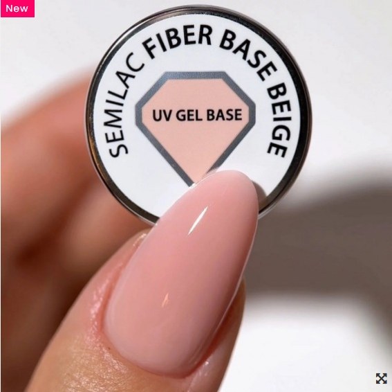 Semilac Fibre Base Beige 7mls