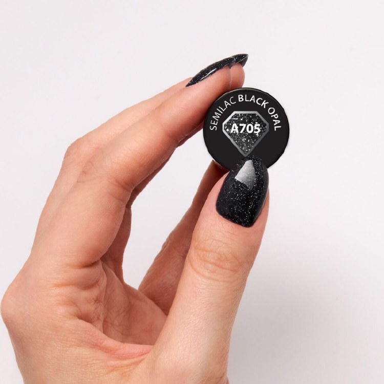 Semilac Gel Polish Black Opal