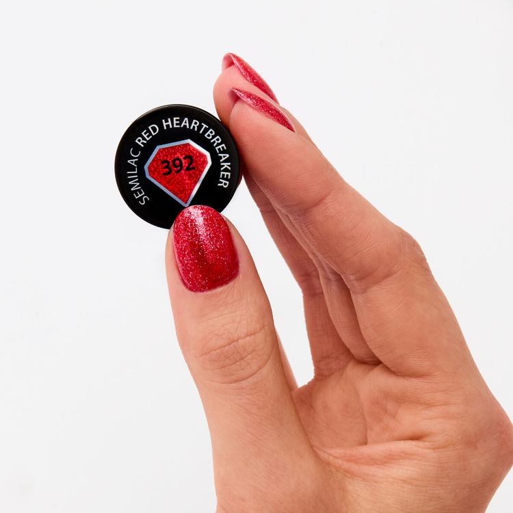 Semilac Gel Polish Red Heartbreaker 392