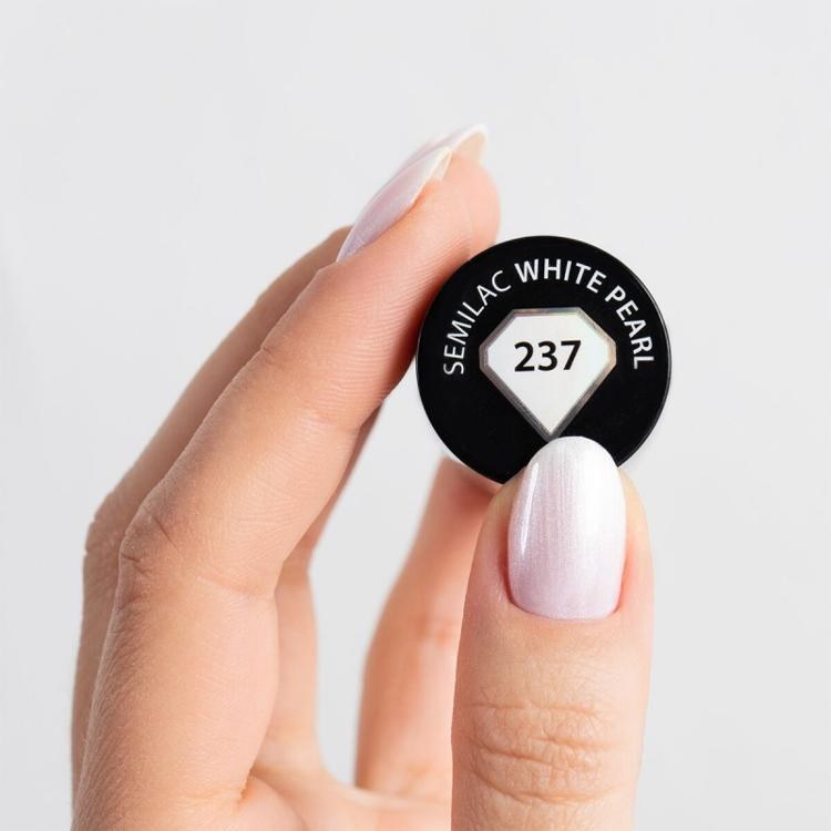 Semilac Gel Polish White Pearl 237