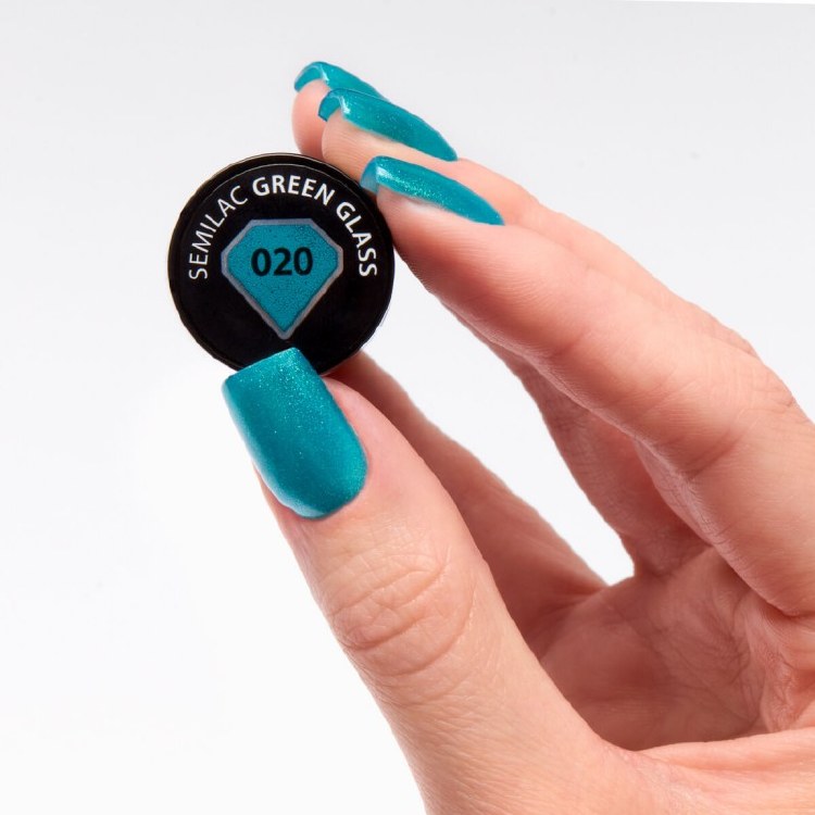 Semilac Gel Polish Green Glass