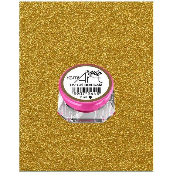 Semilac Semi Art Gold 004