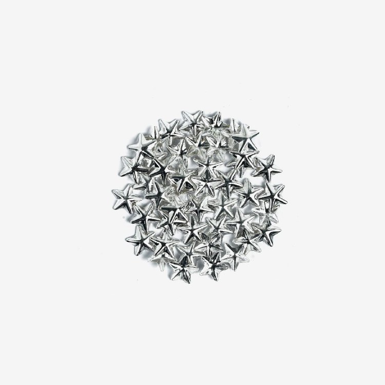 Semilac Silver Stars Nail Decoration