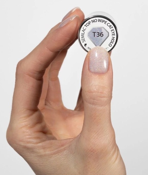 Semilac No Wipe Top Coat Cateye T36