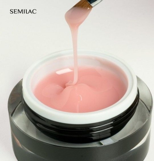 Semilac UV/LED Gel Cover Pink Milk 15g