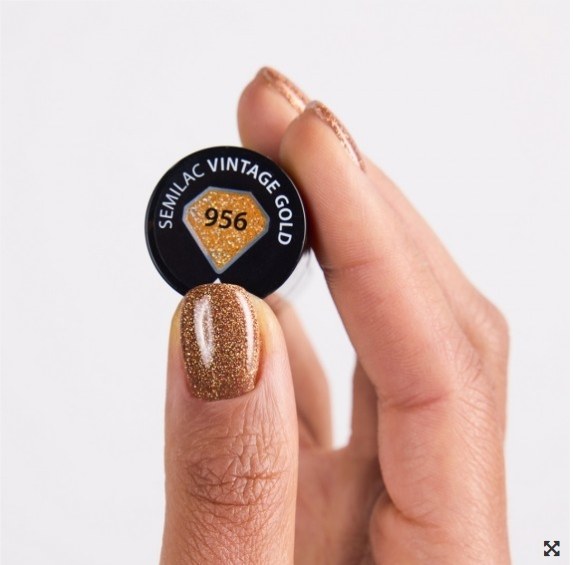 Semilac Gel Polish Vintgage Gold 956