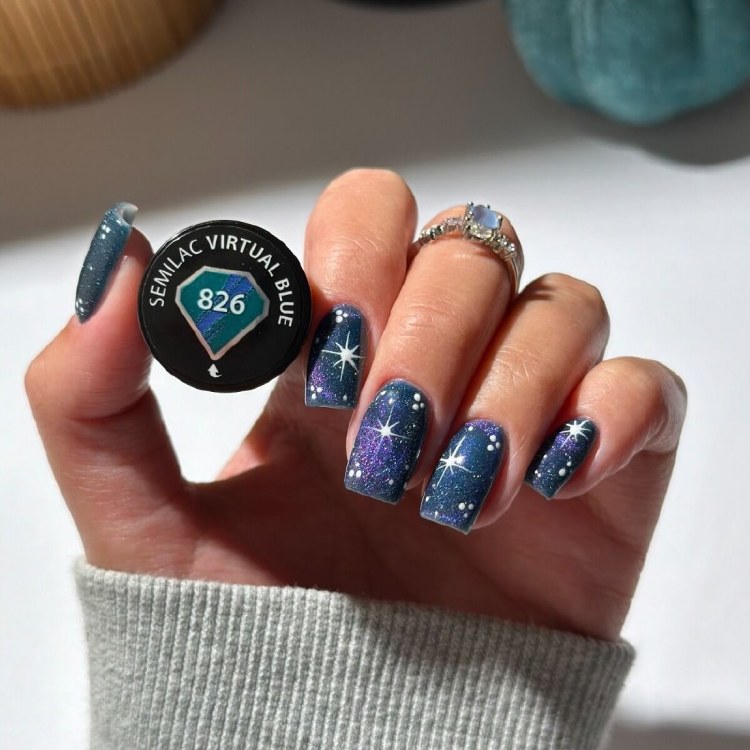 Semilac Gel Polish Virtual Blue