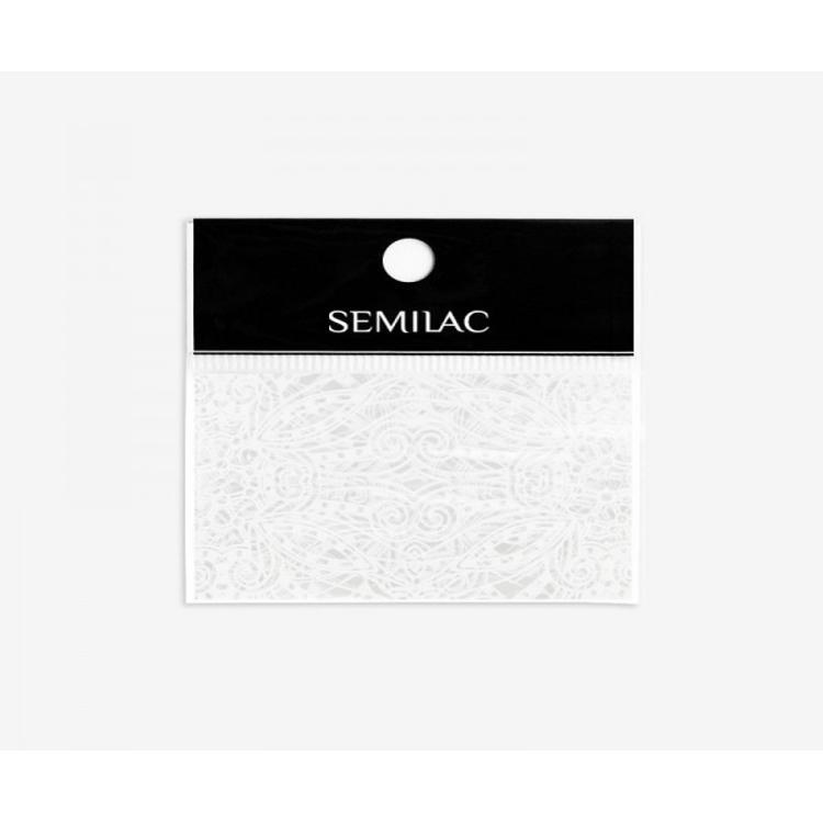 Semilac White Lace Transfer Foil 15