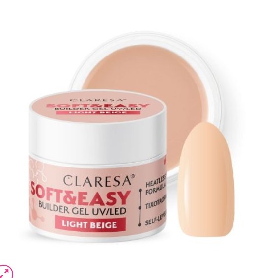 Claresa Soft &amp; Easy Builder Gel Soft Biege