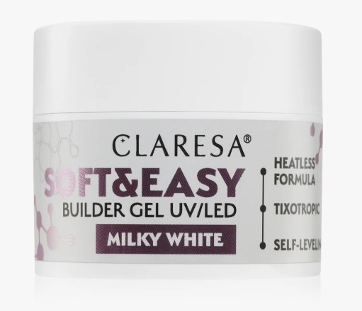 Claresa Soft &amp; Easy Builder Gel Milky White Gel