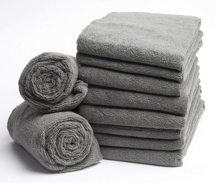 Microfibre Grey Towels
