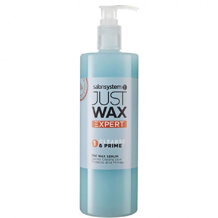 Just Wax Expert Cleanse &amp; Prime Pre Wax Serum 500ml