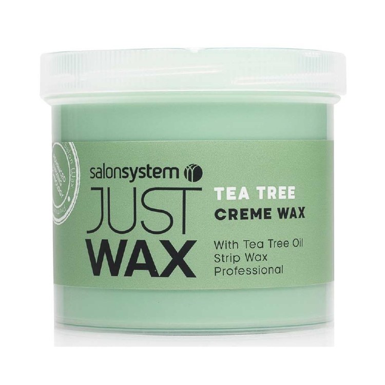 Salon System Just Wax Tea Tree Creme Wax  450g