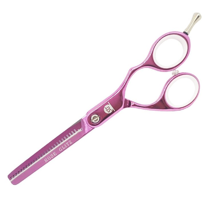 STR Rose Glitz Thinning Scissors