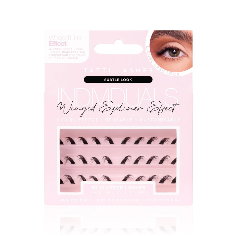Tatti Lashes Subtle Look Winged Eyeliner Effect
