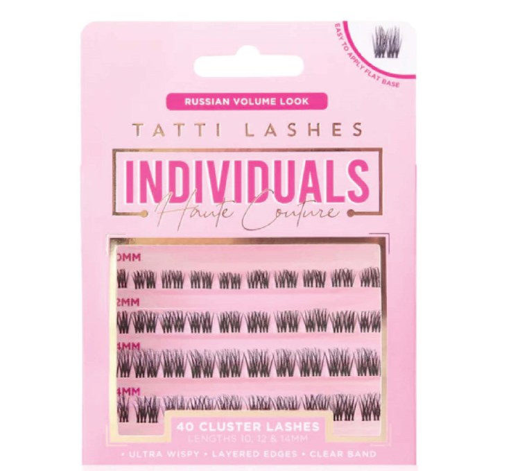 Tatti Lashes Haute Couture Indivudal Clusters Mixed Length