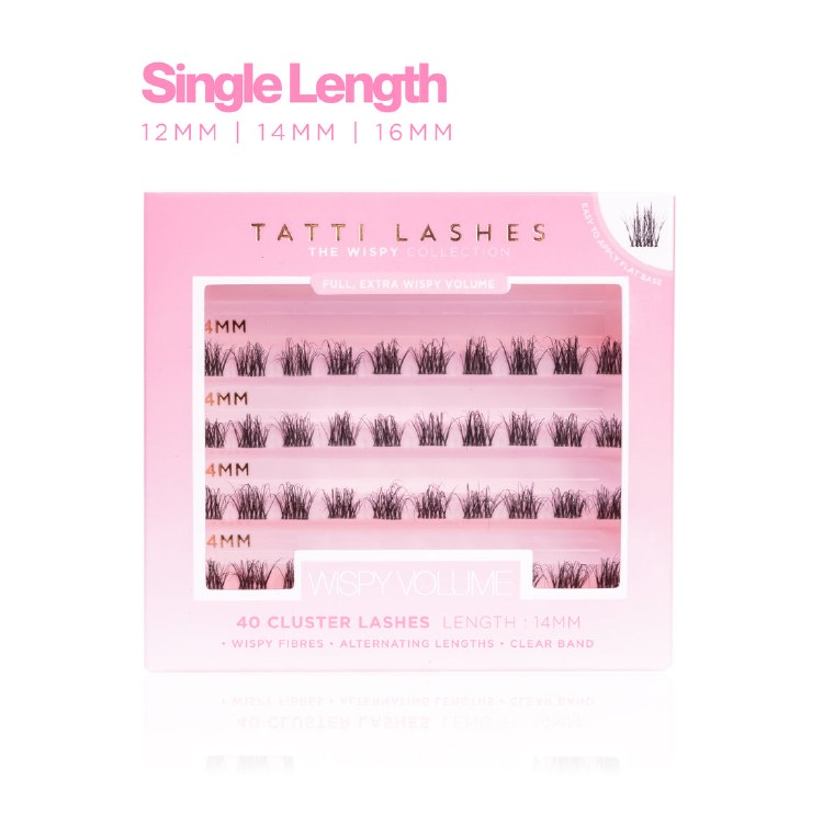 Tatti Lashes The Wispy Volume Indivudal Clusters Mixed